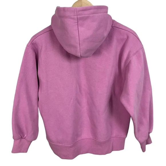 Zara Pink Hoodie Los Angeles USA Kid Girl Size 11-12 Cotton Blend - Picture 2 of 6